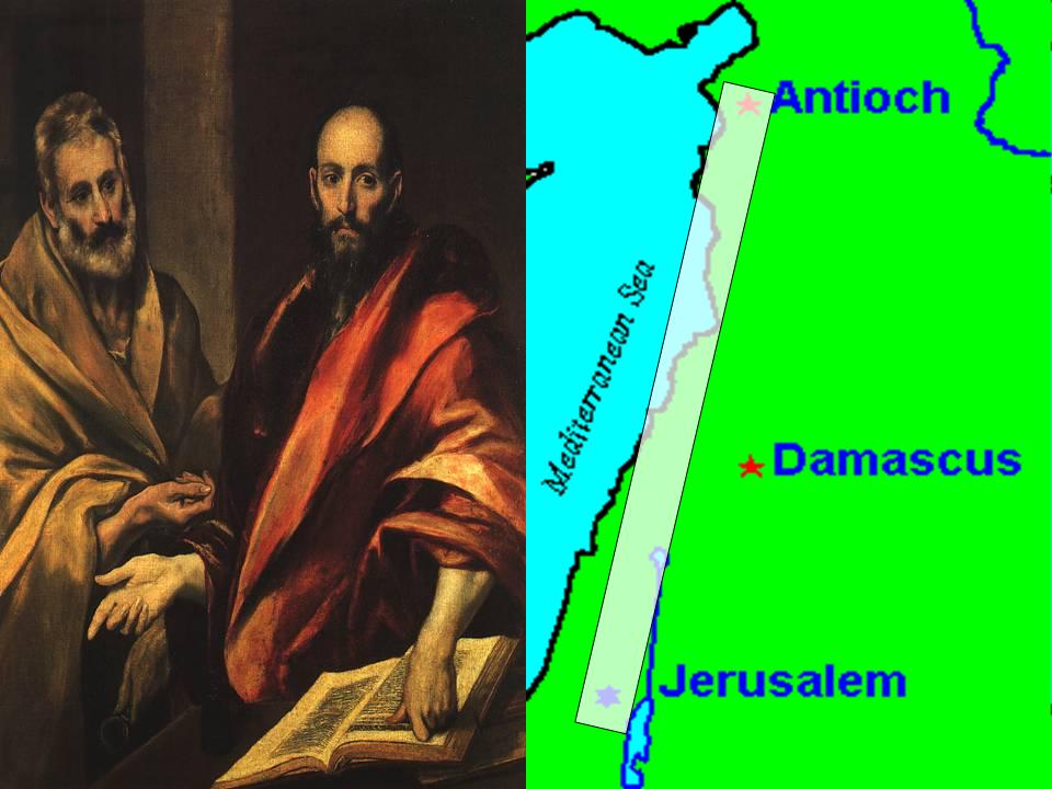 From Jerusalem to Antioch,  dans immagini sacre Jerusalem2Antioch